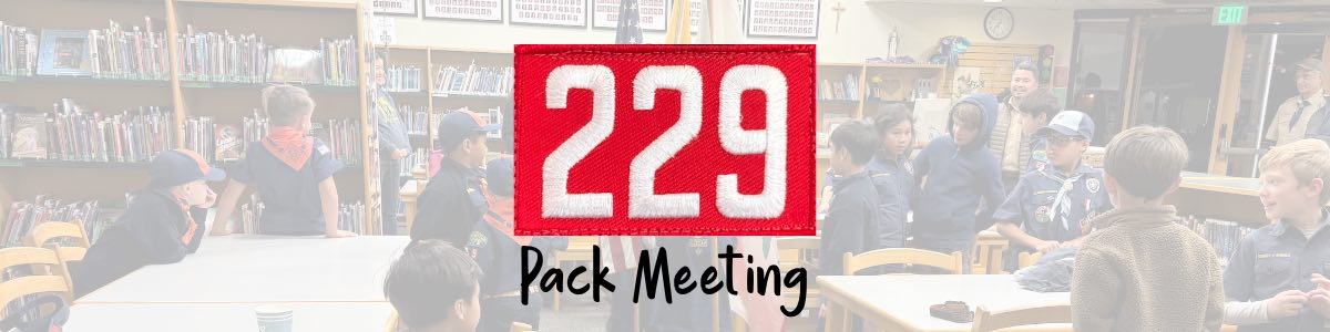 January Pack Meeting Recap